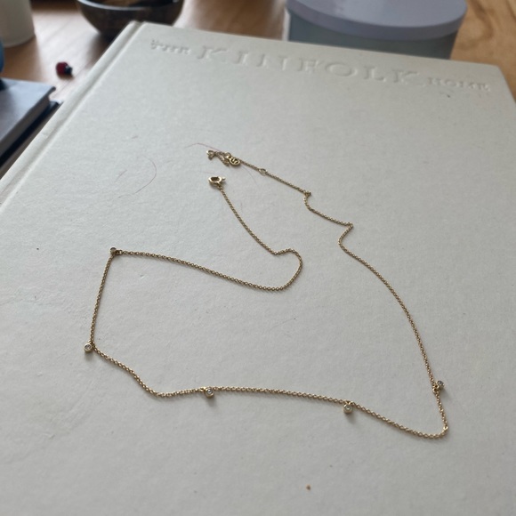 Mejuri Jewelry Mejuri Diamonds Station Necklace Poshmark